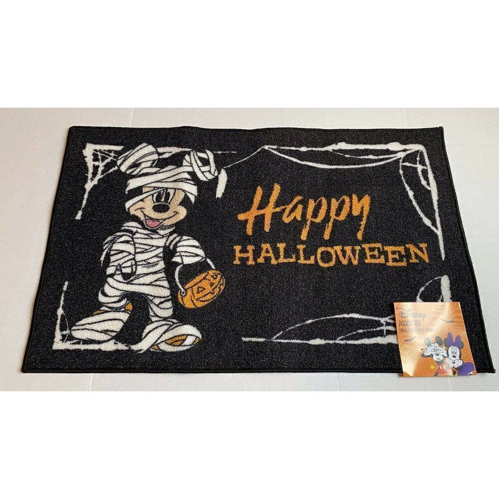 Disney Mickey Mouse HaPpy Halloween Accent Rug 20"